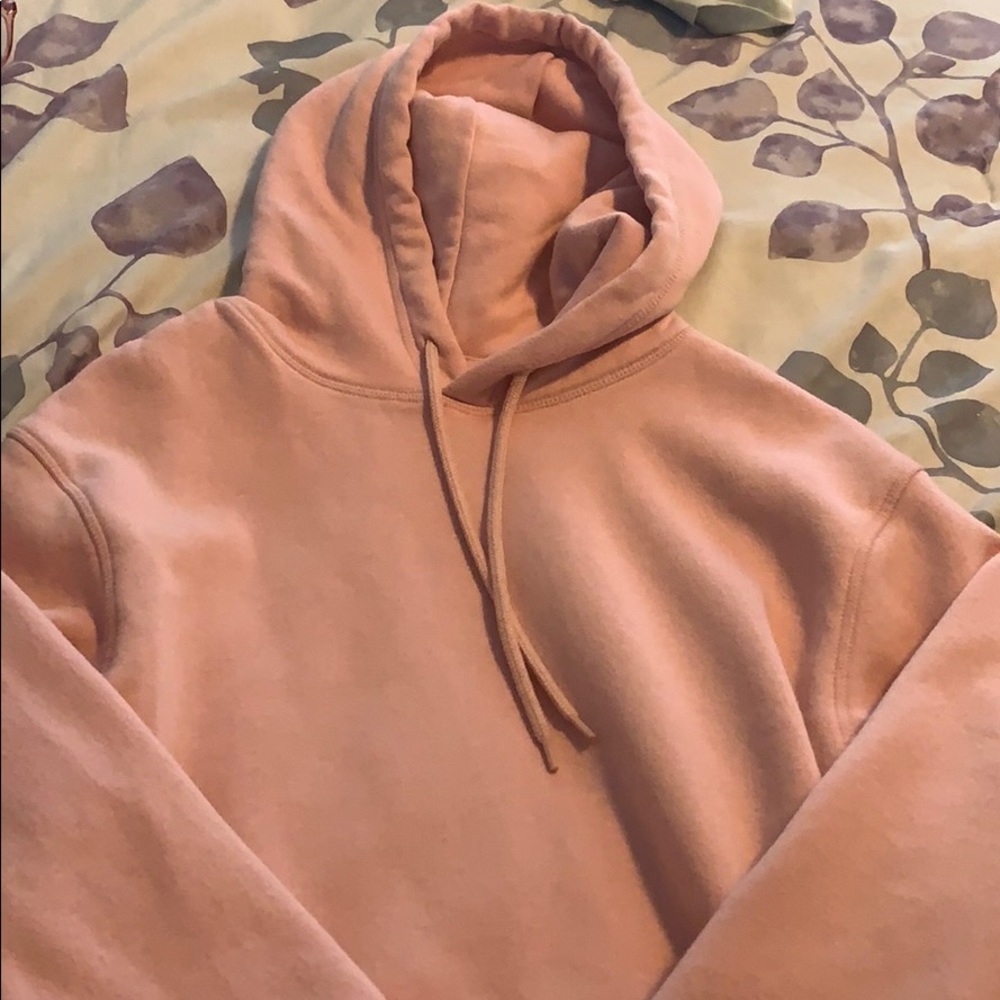 H&M soft pink hoodie